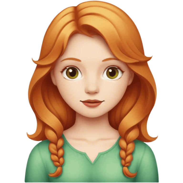 strawberry blonde girl  emoji