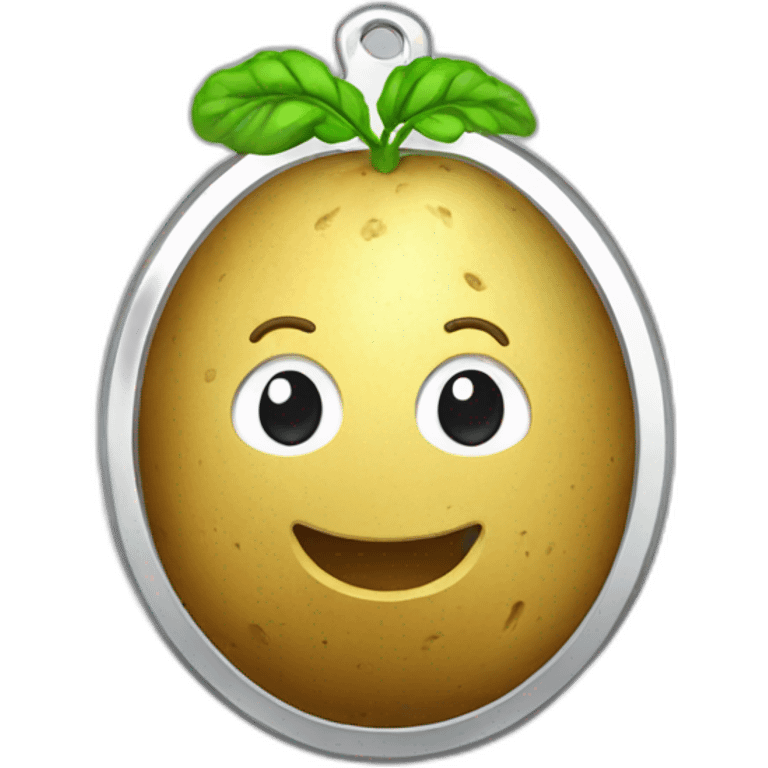 potato medal silver emoji