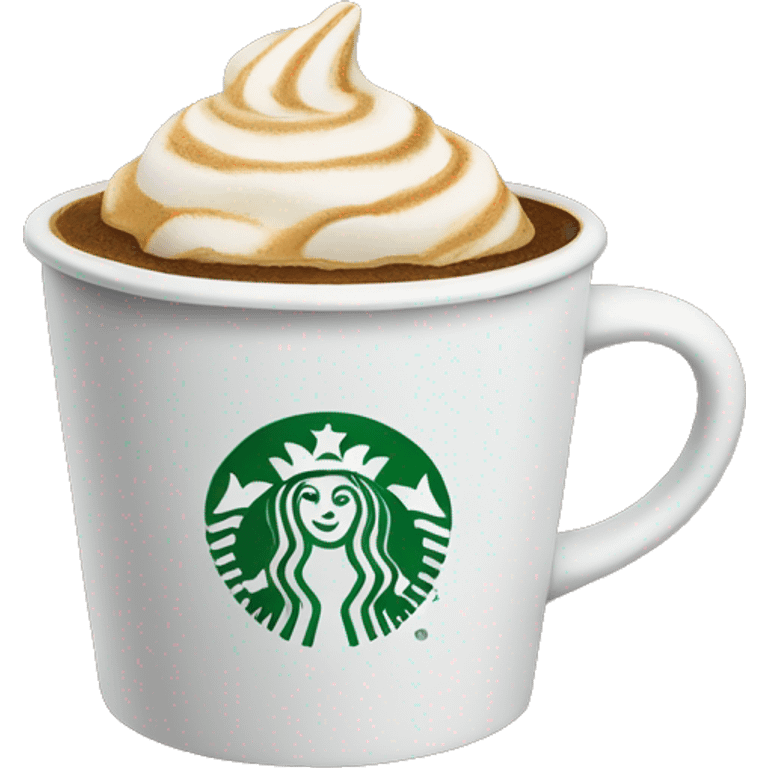 Starbucks coffee emoji