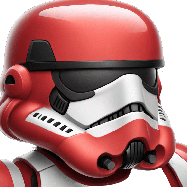 Red stormtrooper emoji