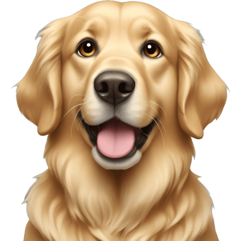 Dog Golden retriever emoji