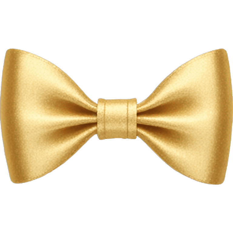 gold bow hair clip  emoji