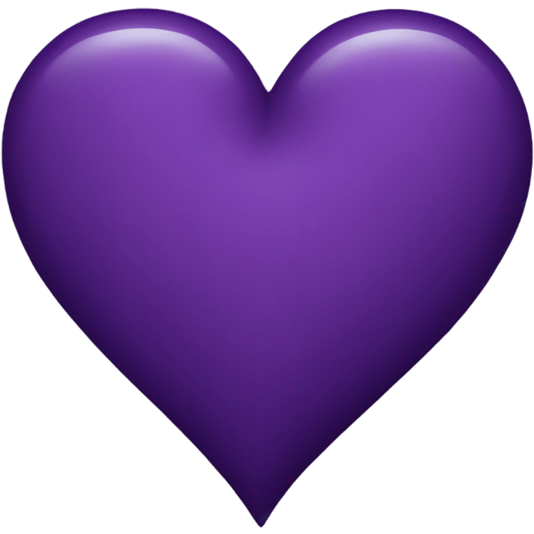 Dark purple heart emoji