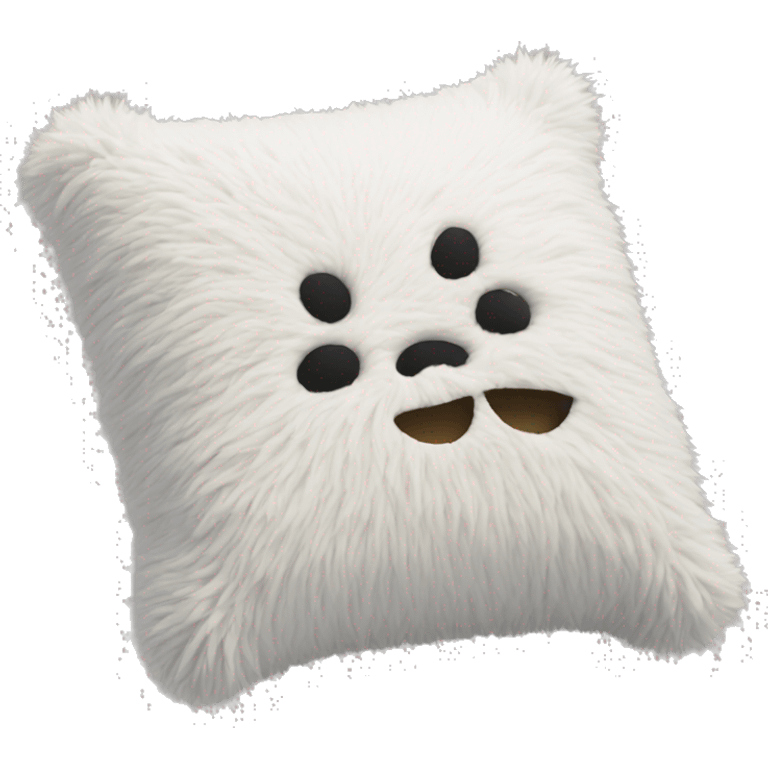 fuzzy pillow emoji