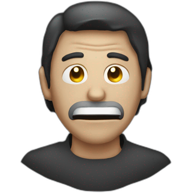 A man wearing a scary mask  emoji