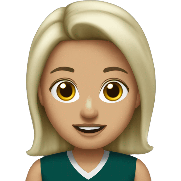 female philadelphia eagles fan emoji