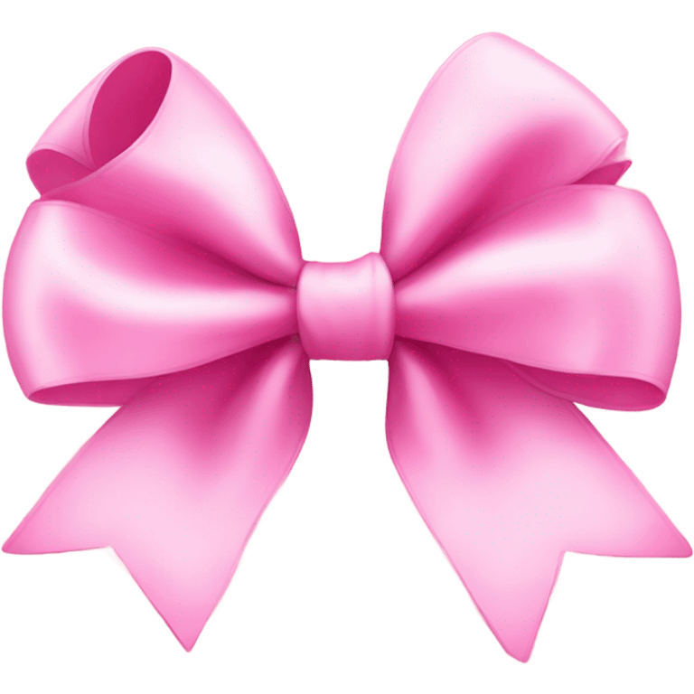 girly pink bow emoji