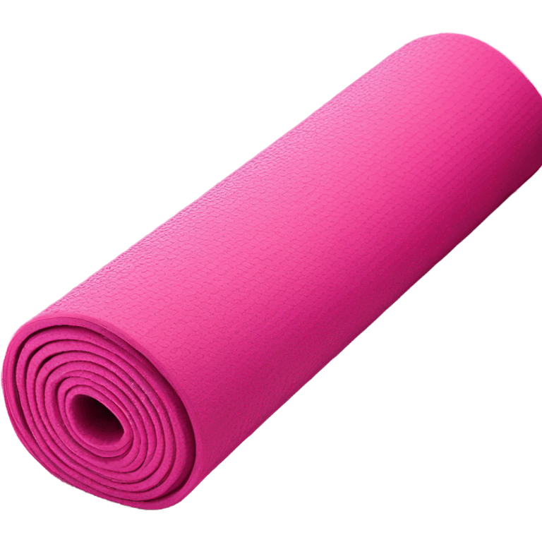 Pink Yoga mat  emoji