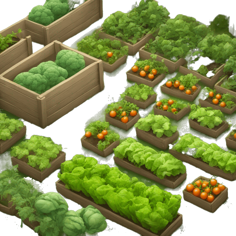 Box Vegetable Garden emoji