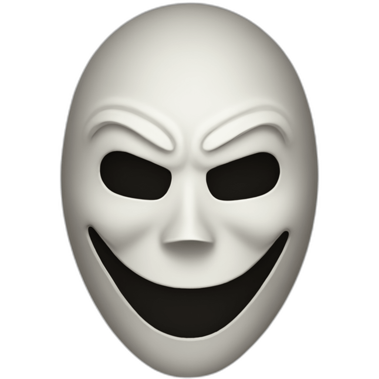 Mask in movie Scream emoji