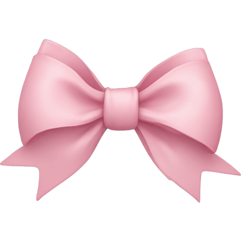 Light pink bow emoji