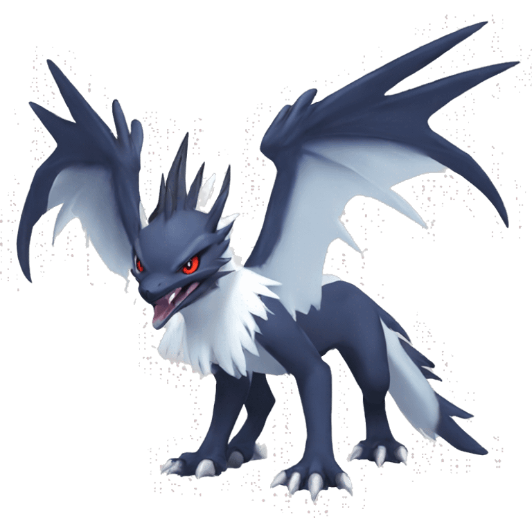 Edgy Cool Nargacuga-Absol-Pokémon Full Body emoji