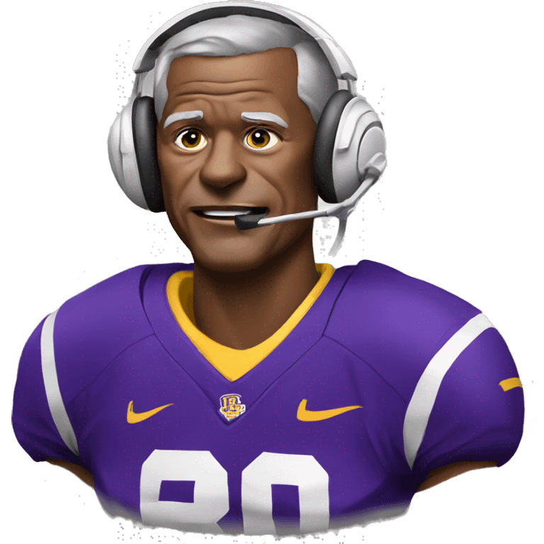 LSU football coach O emoji