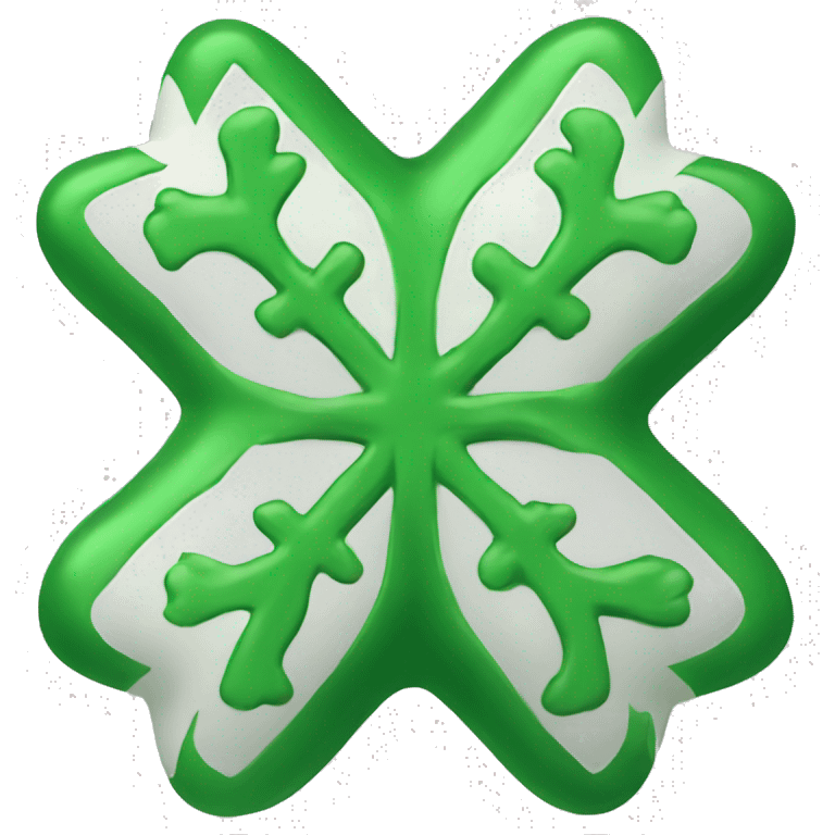 Green Maltese Cross emoji