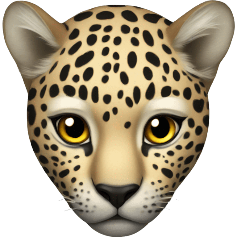 Fierce Female jaguar  emoji