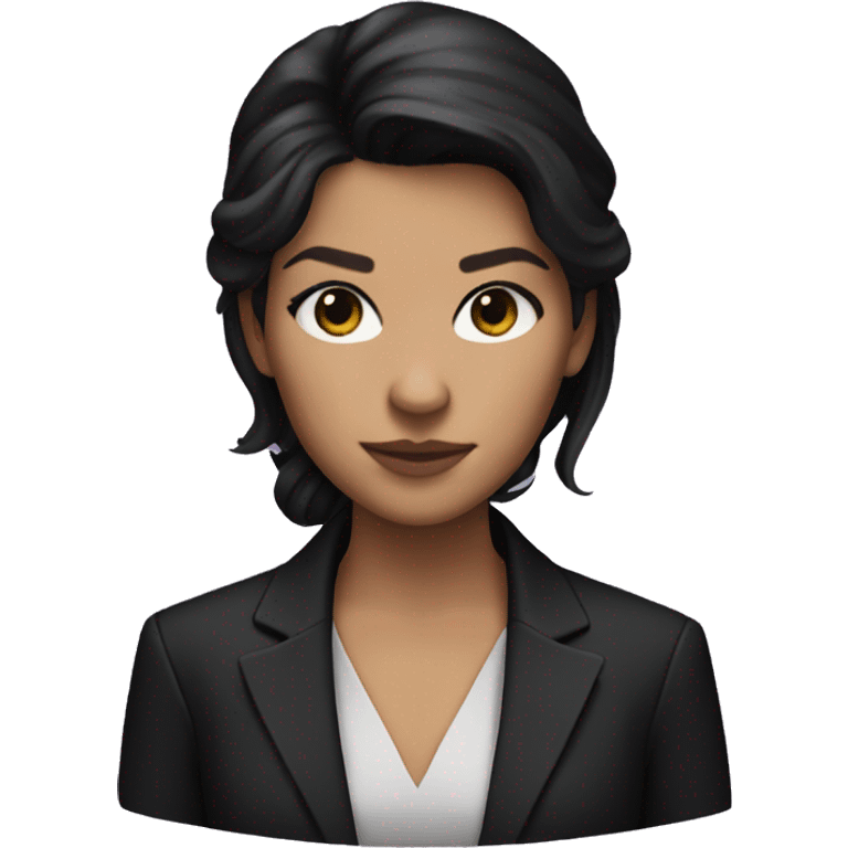 Kate bishop in black suit emoji