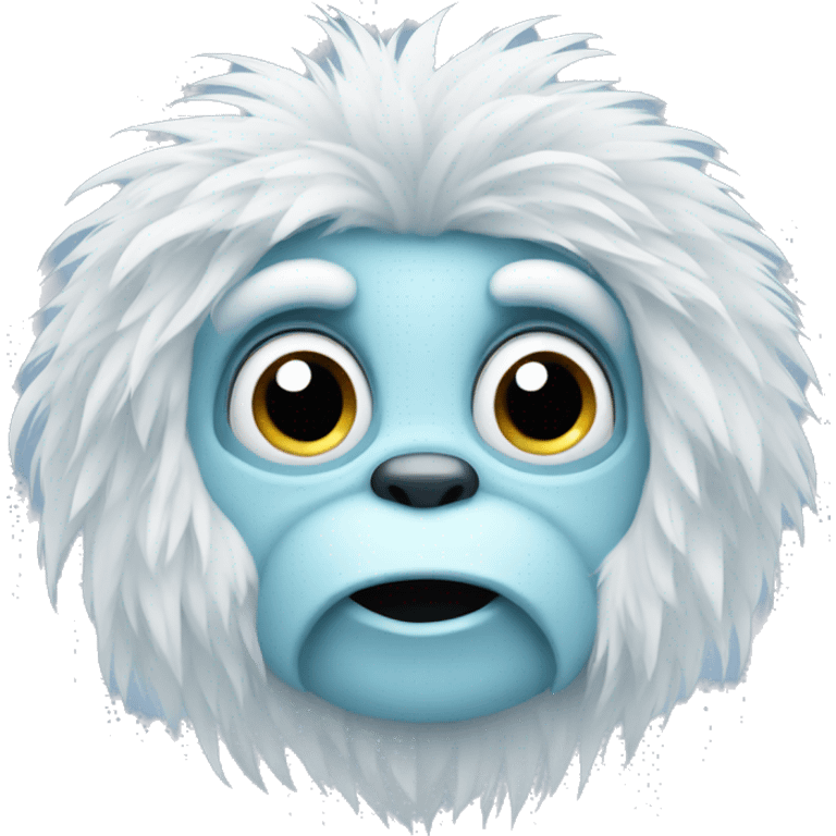 Cute yeti emoji