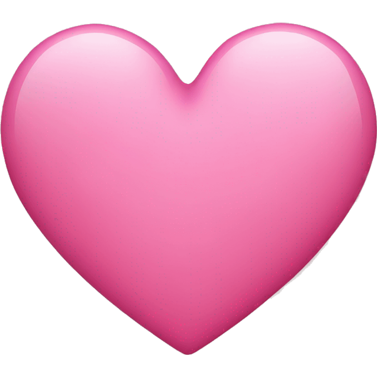 Pink love heart  emoji