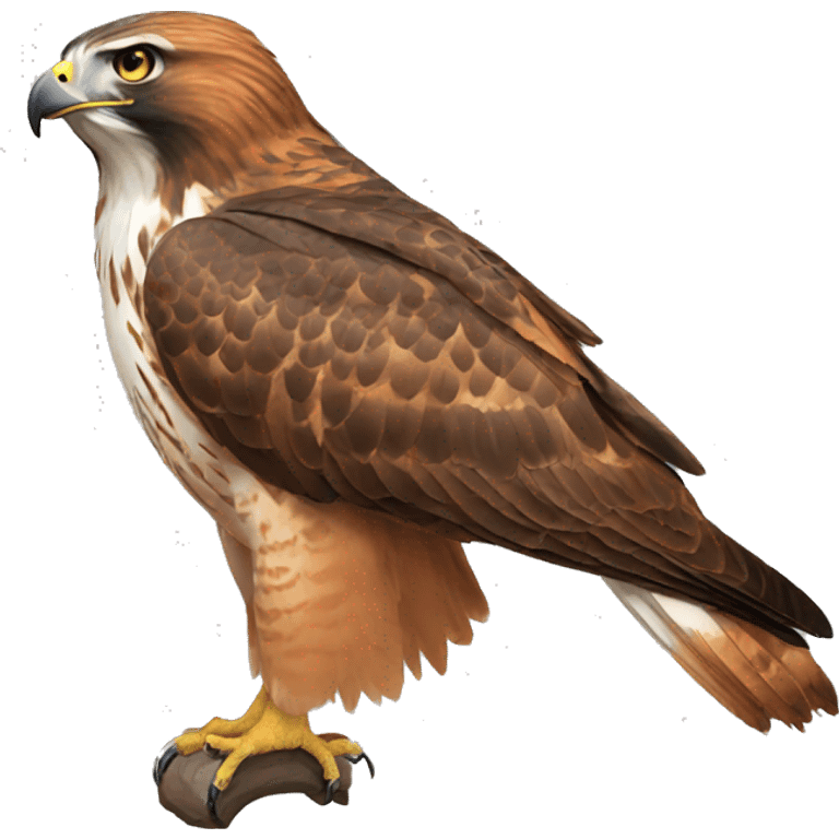 Red tailed hawk emoji