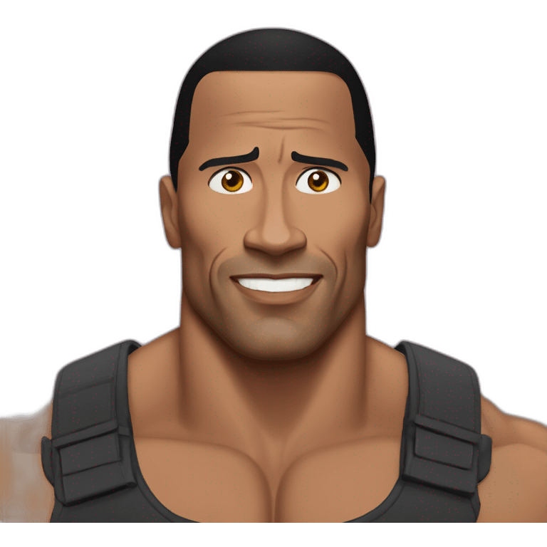 Dwayne Johnson emoji