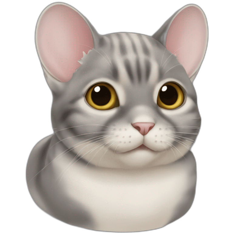 Cat British chinchilla gold emoji