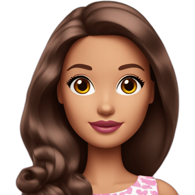 Barbie brune emoji