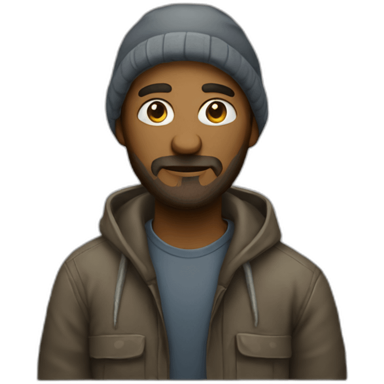 homeless software developer emoji