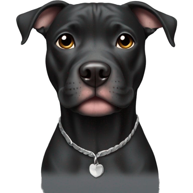 Young Black Pitbull emoji