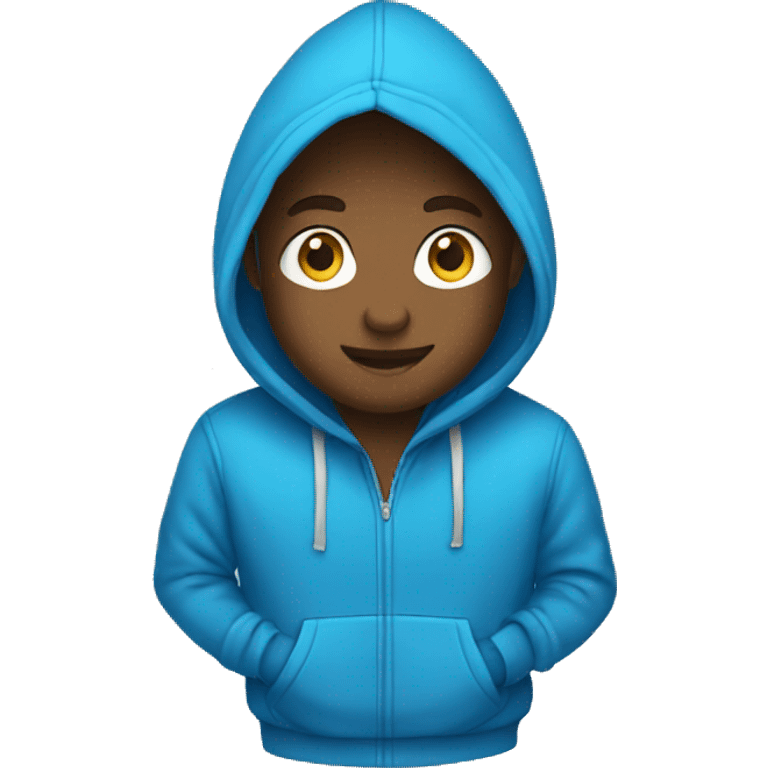 blue hoodie emoji