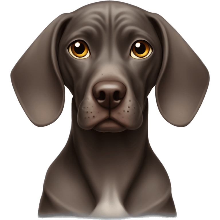 Sphinx cat with german shorthaired pointer  emoji