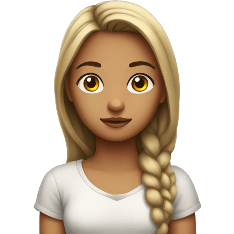 a girl side eyeing  emoji