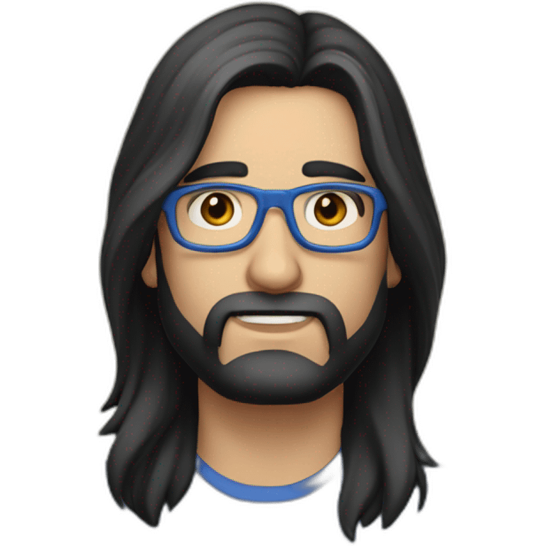 white-40-year-old-man-with-long-black-hair-parted-in-the-middle,-blue-glasses,-no-beard,no-moustache emoji