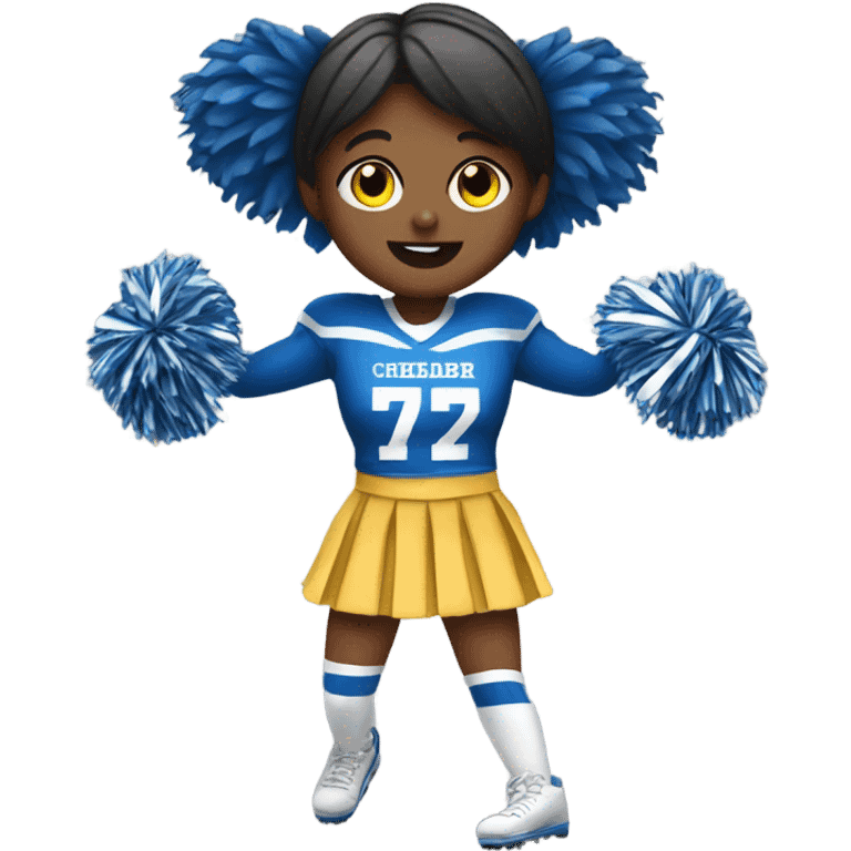 Football dressed as a cheerleader  emoji