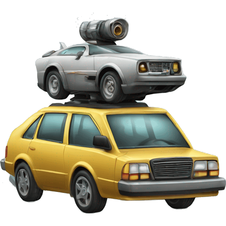 Time Machine car emoji