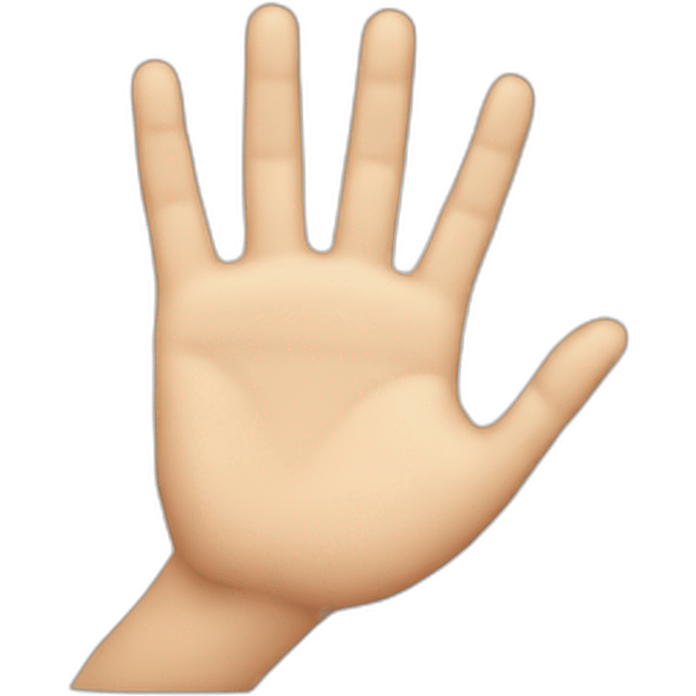 hand palm emoji