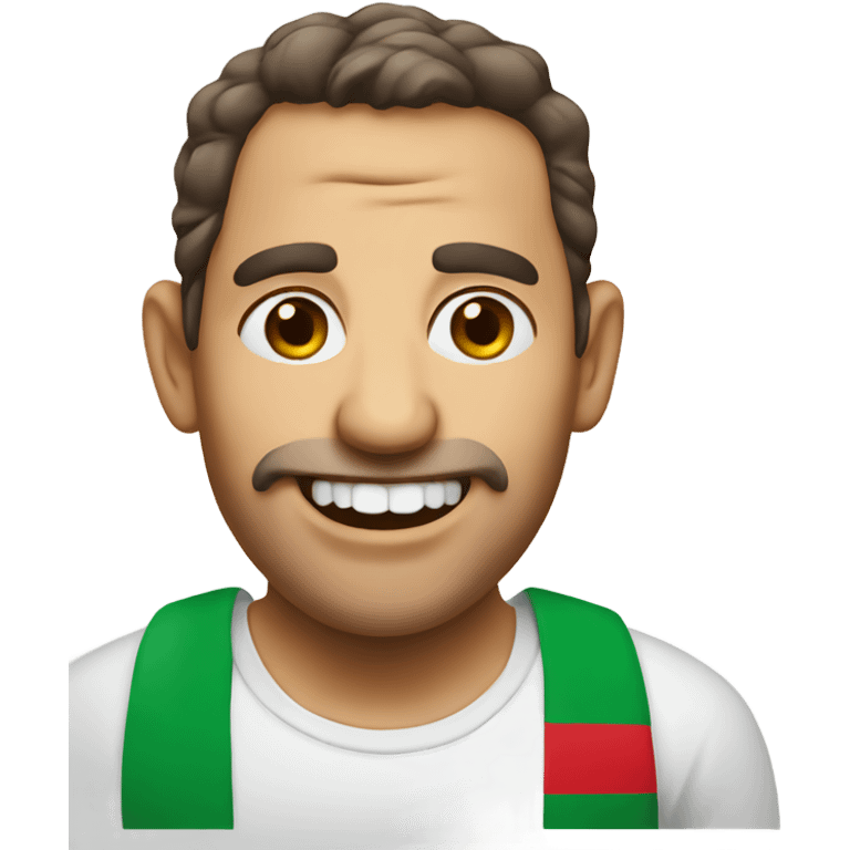 Italian large man missing teeth emoji