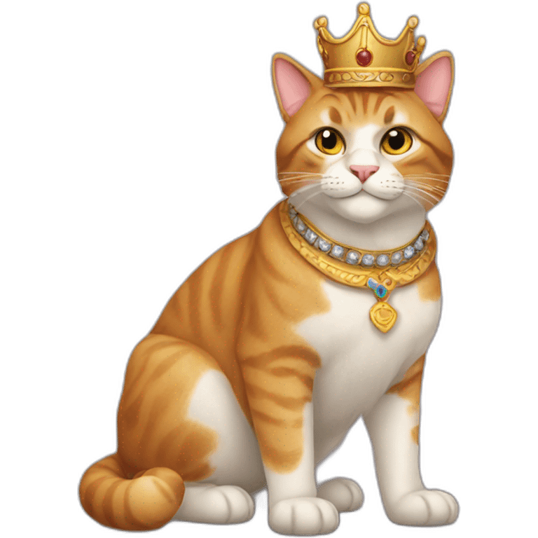 king cat emoji