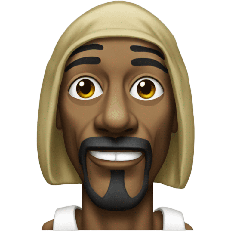 Snoop Dogg with a blunt emoji