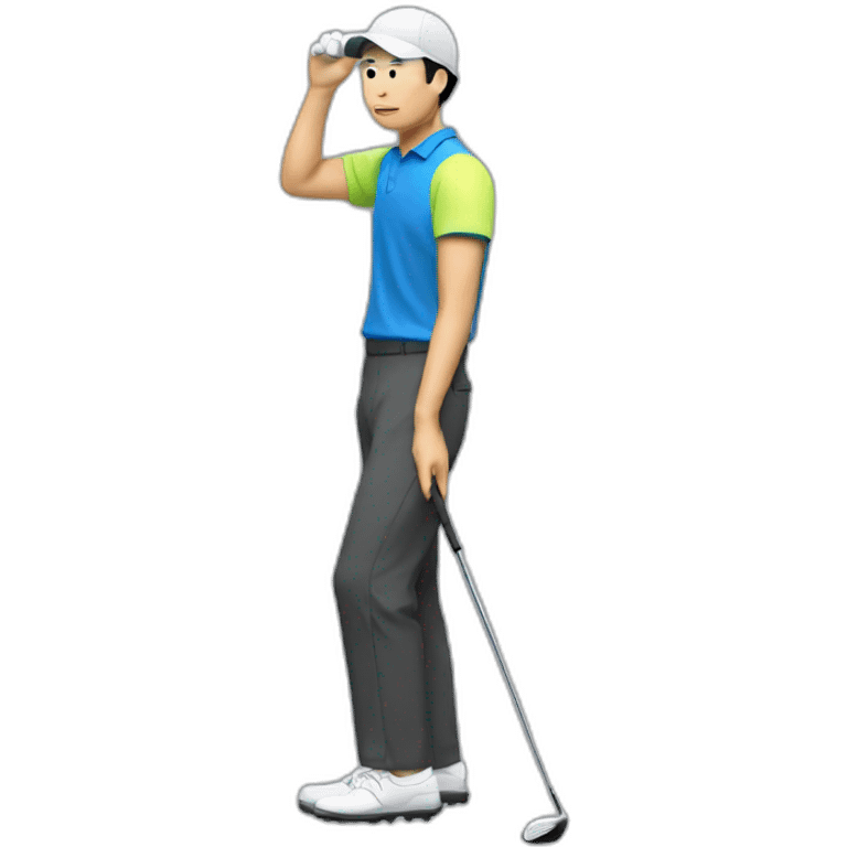 andrew hsu asian man golf emoji