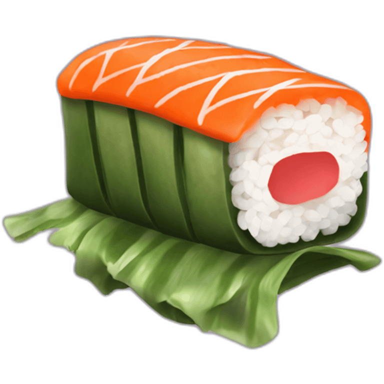 sushi seaweed emoji