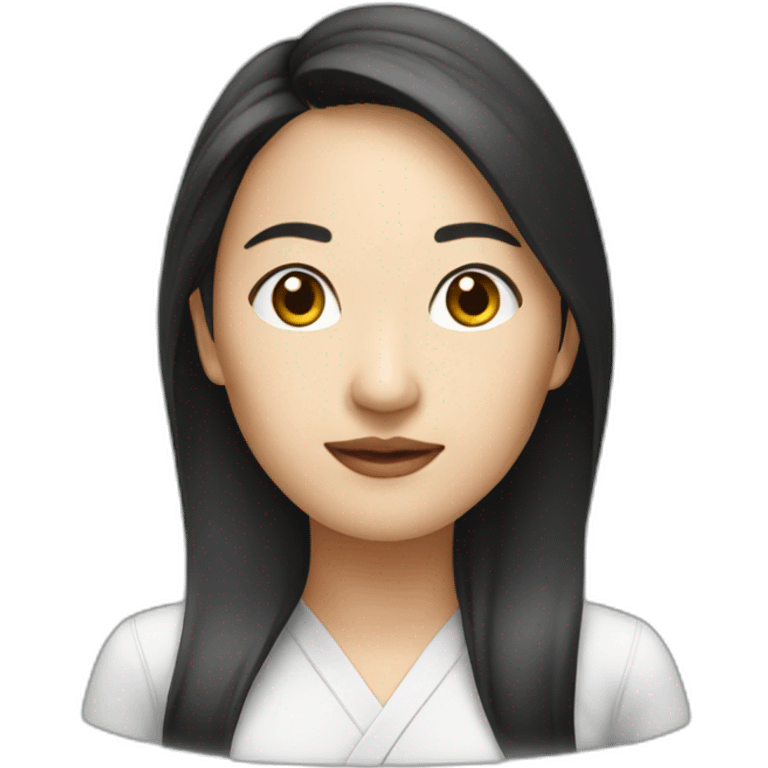 woman Asian data analyst emoji