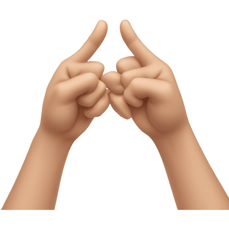 pinky promise emoji