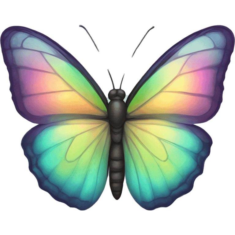 iridescent butterfly emoji