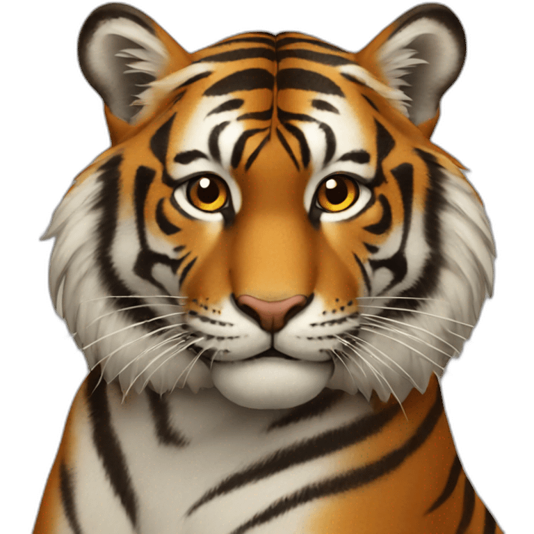 chat-tiger-marron emoji