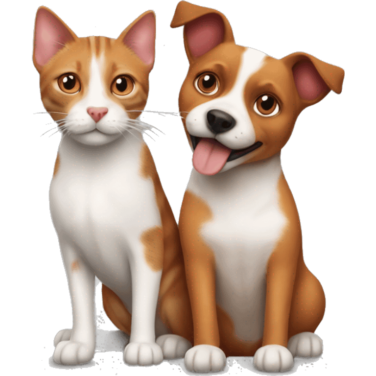 red-tabby-cat-cat-cat-feline-and-brown-jack-russell-dog-hugging emoji