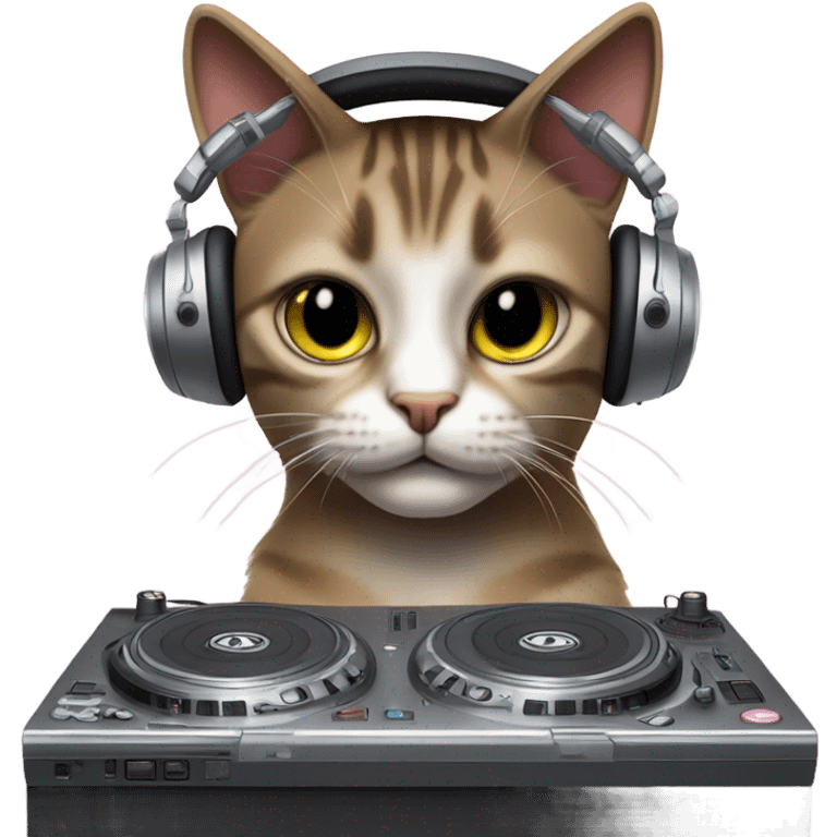 Dj cat emoji