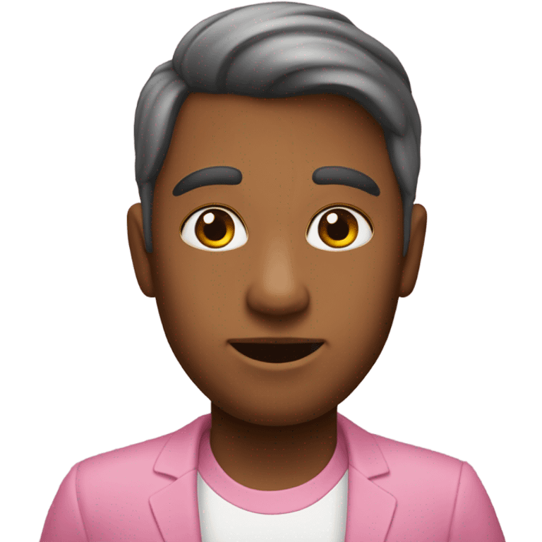 Moño rosa emoji