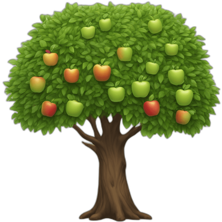 Steve Jobs apple tree emoji