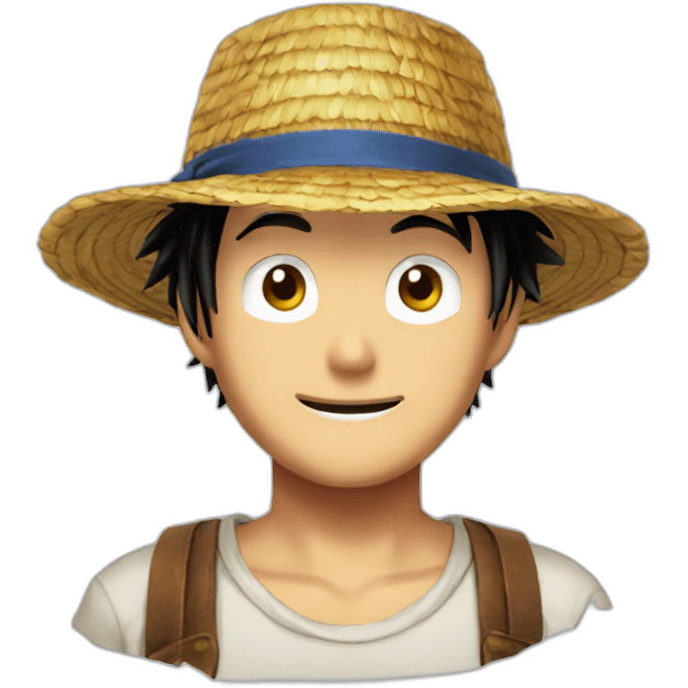 chapeau de paille luffy emoji