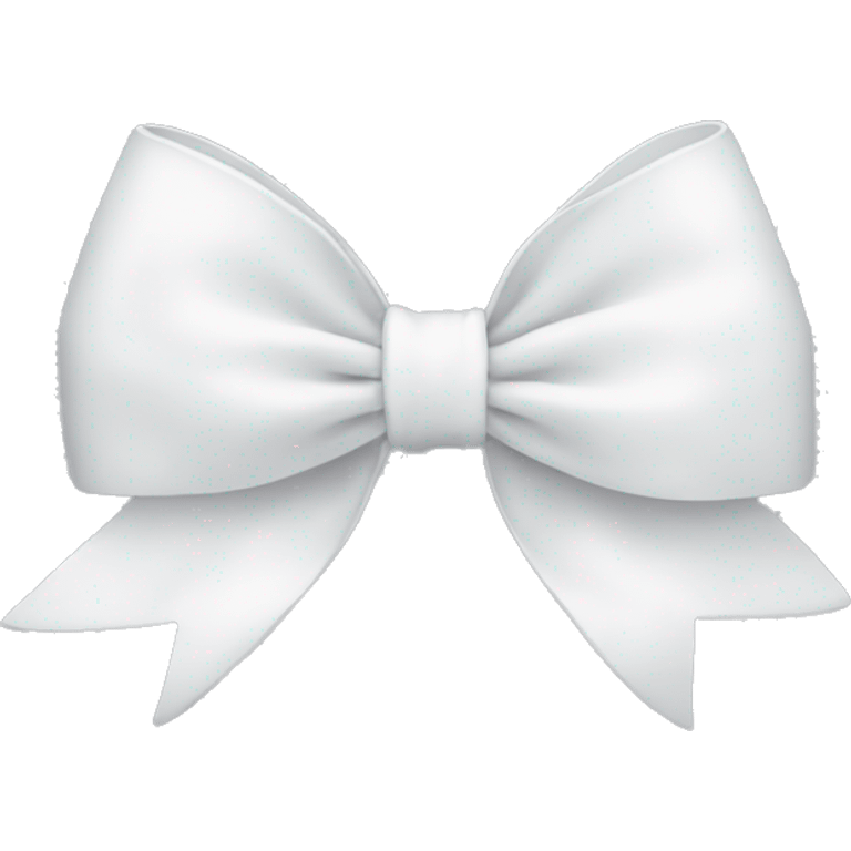 White bow emoji